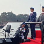 Dalam rangka persiapan pengamanan pelantikan presiden yang akan datang, Presiden Joko Widodo (Jokowi) memimpin apel kesiapan di Markas Komando Brimob,