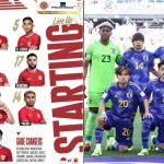 Susunan Pemain Indonesia vs Jepang: Kevin Diks Debut, Yakob Masuk Line-up